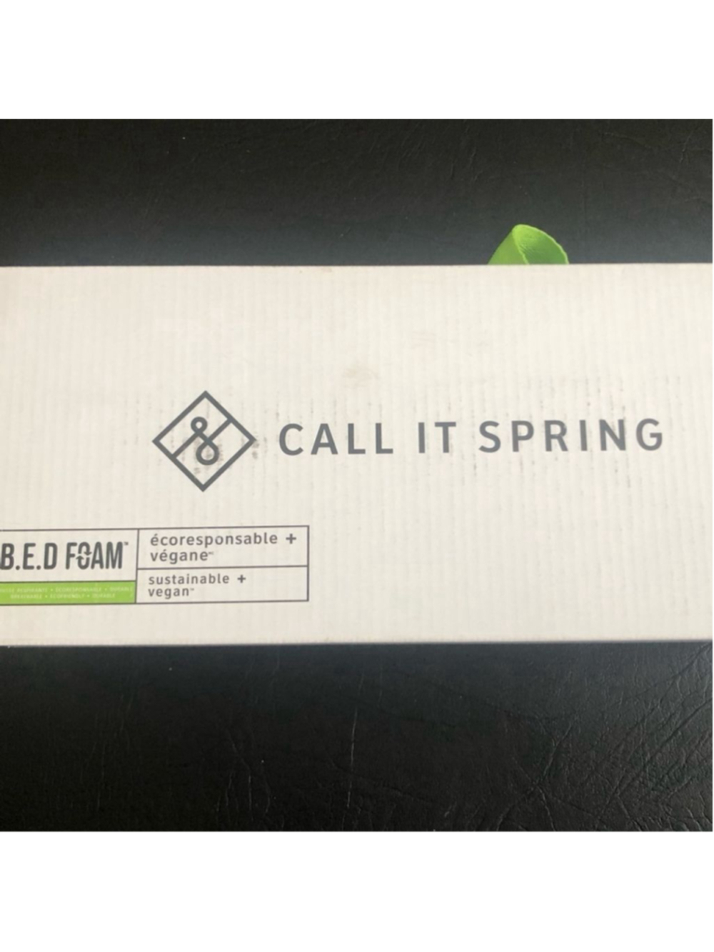 NWT Call It Spring Black Quilted Knot Slide Sandals Vegan Size 7 - Picture 8 of 9